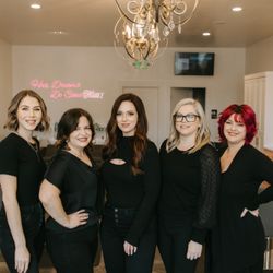Our team at REFINED. The Luxury Salon is here to help give you the hair and nails of your dreams!