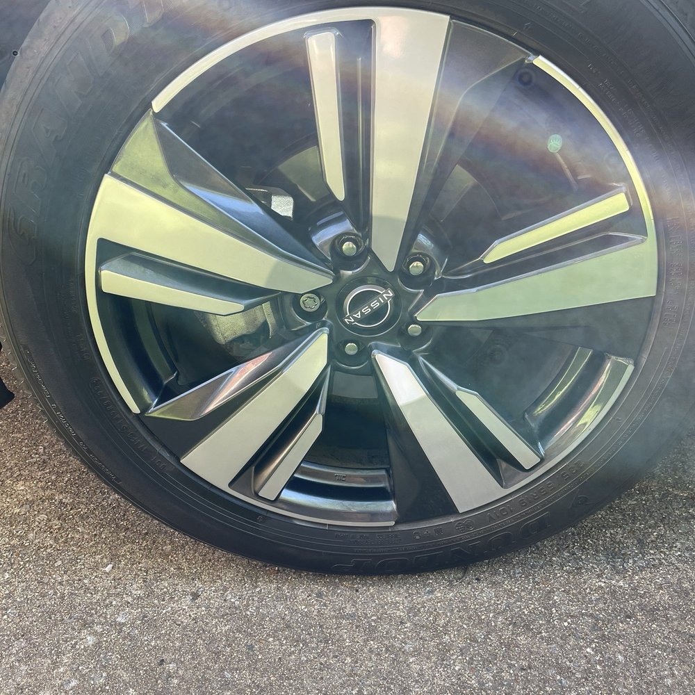 Repaired wheel Repaired wheel
