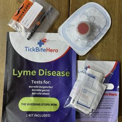Better Life Science - Lyme disease At Home test kit contents. You can test three days after a tick bite for detection of the bacteria.