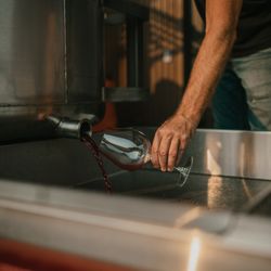 Torrin Wines - Pressing GRAPES