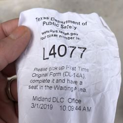 Departments of Motor Vehicles - 4.5 hour wait. F**KING AWESOME.