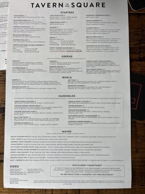 Menu photo 1 Tavern in the Square Littleton, MA