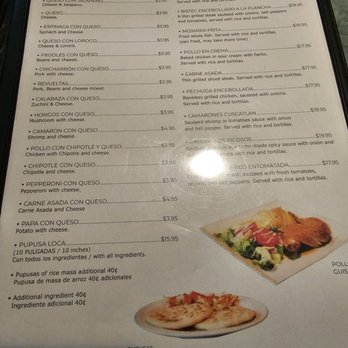 Cuscatlan Comida Salvadoreña - Menu - Salvadoran Near Me - Escondido, California