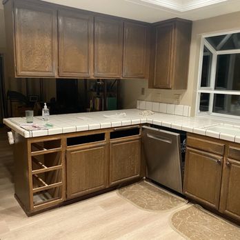 Northwest Woodworking - Vintage kitchen ala 1976 styling - Cabinetry Near Me - Campbell, California