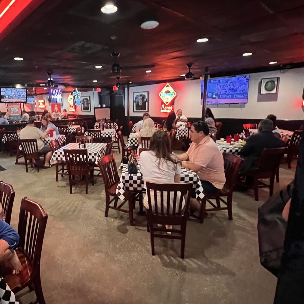 Acme Oyster House - Plenty of space, inside or on the covered patio! - Seafood Near Me - Metairie, Louisiana Acme Oyster House - Plenty of space, inside or on the covered patio! - Seafood Near Me - Metairie, Louisiana
