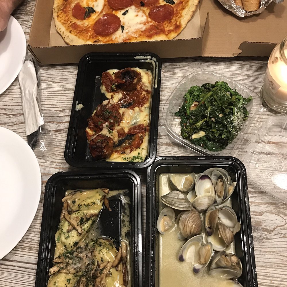 Taverna - Veal Meatballs Steamed Clams Margherita Broccoli Rabe & Pecorino Spinach Ricotta Agnolotti - Italian Near Me - Newark, Delaware Taverna - Veal Meatballs Steamed Clams Margherita Broccoli Rabe & Pecorino Spinach Ricotta Agnolotti - Italian Near Me - Newark, Delaware