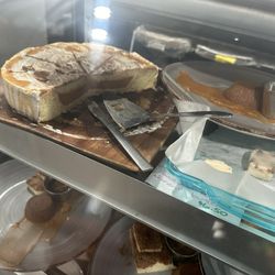 That One Place - Almond cake with pumpkin pie. So damn good