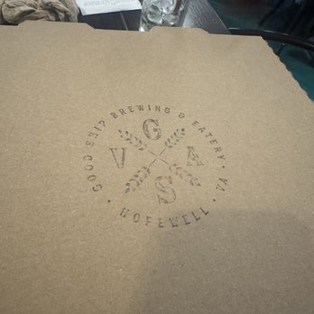 Good Ship Brewing & Eatery - Pizza Box - Breweries Near Me - Hopewell, Virginia