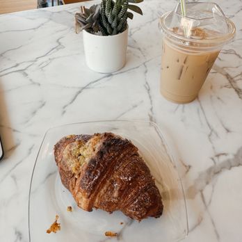 Blue Tile Coffee - Strawberry pistachio crossaint and honey cinnamon latte!! - Coffee & Tea Near Me - Houston, Texas Blue Tile Coffee - Strawberry pistachio crossaint and honey cinnamon latte!! - Coffee & Tea Near Me - Houston, Texas