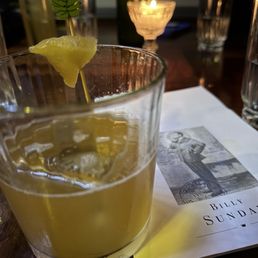 Penicillin. Tasty Scotch w/ honey, lemon, ginger pepper syrup, Sicilian amaro, Isley scotch. So good! Highly recommend.