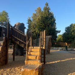Ralph C Dills Park - Playground Area a bit hidden in the park but next to the walking trail.