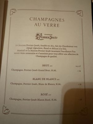 Menu photo 5 Maxim's de Paris Paris, 75