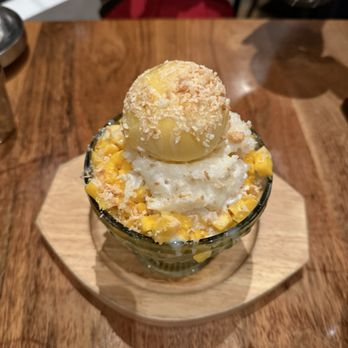 Secret Bao - mango sticky rice bingsu - Asian Fusion Near Me - Santa Barbara, California