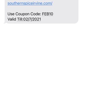 Southern Spice - Annoying marketing - Indian Near Me - Irvine, California