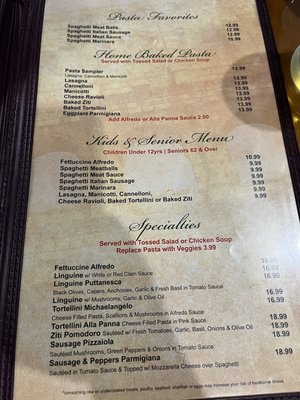 Menu photo 2 Bella Sera Liberty Hill Liberty Hill, TX Menu photo 2 Bella Sera Liberty Hill Liberty Hill, TX