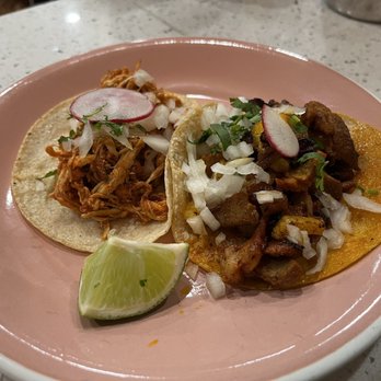 Taqueria Al Lado - Chicken tinga and Al pastor tacos! - Tacos Near Me - Washington, DC, District of Columbia