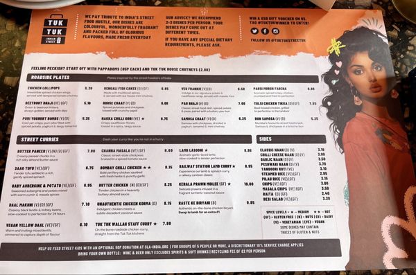 Tuk Tuk Indian Street Food by null