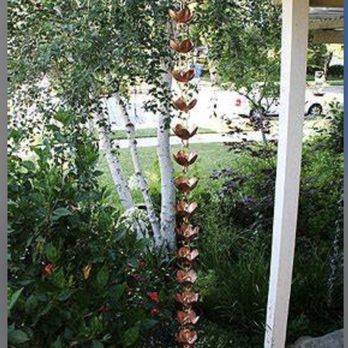 California Gutterworks - Need to add some additional drainage to your house but there is no good placement for a downspout, consider a rain chain . - Gutter Services Near Me - Roseville, California California Gutterworks - Need to add some additional drainage to your house but there is no good placement for a downspout, consider a rain chain . - Gutter Services Near Me - Roseville, California