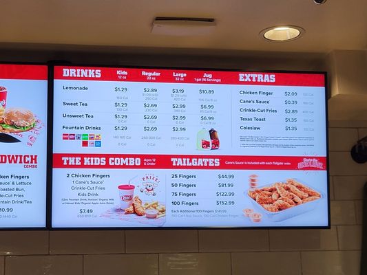 Menu photo 3 Raising Cane's Chicken Fingers Pompano Beach, FL Menu photo 3 Raising Cane's Chicken Fingers Pompano Beach, FL