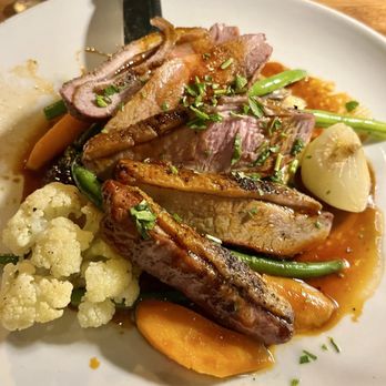 The Smoking Goat - Duck entree- not bad but not great! - French Near Me - San Diego, California The Smoking Goat - Duck entree- not bad but not great! - French Near Me - San Diego, California