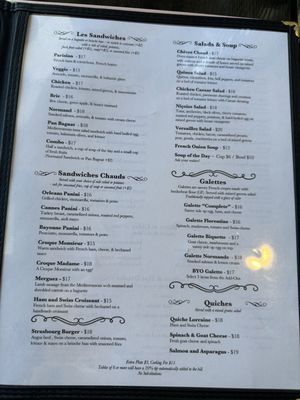 Menu photo 2 Versailles Cafe and Pastries Encinitas, CA Menu photo 2 Versailles Cafe and Pastries Encinitas, CA