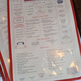 Le Diplomate - Main menu - Brasseries Near Me - Washington, DC, District of Columbia