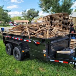 Alamo Dump Trailers - The dump trailer at work