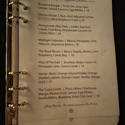 specialty cocktails