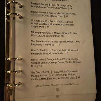 Honeycomb Cocktail Lounge - specialty cocktails - Cocktail Bars Near Me - Livermore, California