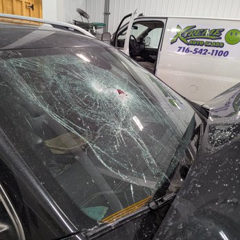 X-Treme Auto Glass - Smashed Windshield - Auto Glass Services Near Me - Buffalo, New York X-Treme Auto Glass - Smashed Windshield - Auto Glass Services Near Me - Buffalo, New York