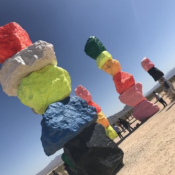 Seven Magic Mountains - Public Art Near Me - Las Vegas, Nevada