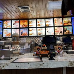 A&W Restaurant - Interior menu