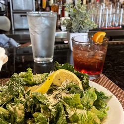 The Gourmet Noodle - Caesar salad, Negroni