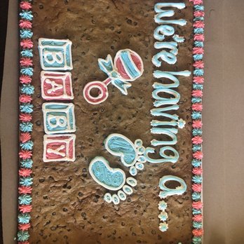 Great American Cookies - Pregnancy reveal cake - Bakeries Near Me - Mesquite, Texas