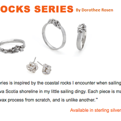 Designer Craft Shop - We also carry beautiful Sterling silver jewellery.