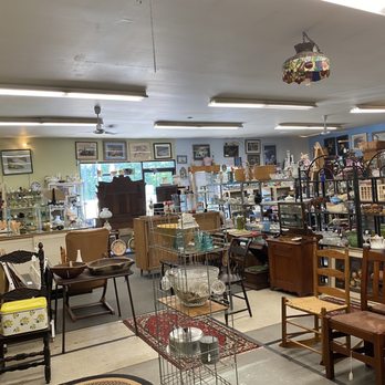 Antiques At Deerfield - View from back of the store looking towards the door - Antiques Near Me - Deerfield, Massachusetts