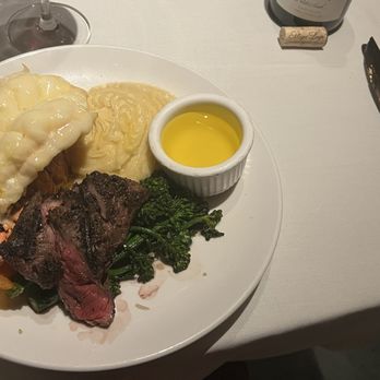 Shadowbrook - Lobster Tail and 6 oz Ribeye Steak - American Near Me - Capitola, California