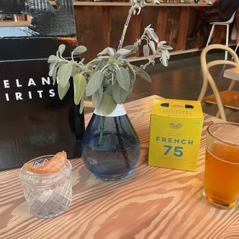 Freeland Spirits - Forest Negroni is on the left. It's white which is unexpected but oh so good. - Distilleries Near Me - Portland, Oregon Freeland Spirits - Forest Negroni is on the left. It's white which is unexpected but oh so good. - Distilleries Near Me - Portland, Oregon