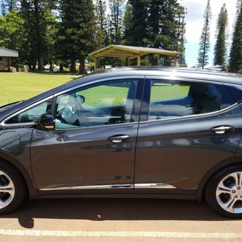 Lanai Car Rental - Brand New Chevrolet Bolt, all electric car. Prices were very reasonable, as they charged me $78.12 for (1 day). - Car Rental Near Me - Lanai City, Hawaii Lanai Car Rental - Brand New Chevrolet Bolt, all electric car. Prices were very reasonable, as they charged me $78.12 for (1 day). - Car Rental Near Me - Lanai City, Hawaii