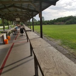 Seminole County Gun & Archery Association - Long tables to shoot from
