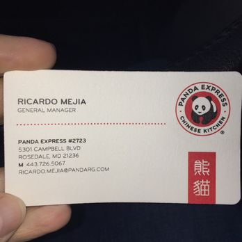 Panda Express - Call this guy if you want to set up a fundraiser! - Chinese Near Me - Nottingham, Maryland