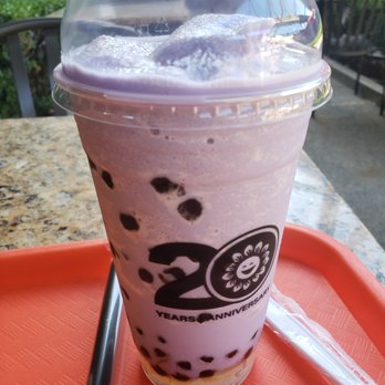 Lollicup Fresh - Taro smoothie boba. Very good - Bubble Tea Near Me - Commerce, California Lollicup Fresh - Taro smoothie boba. Very good - Bubble Tea Near Me - Commerce, California