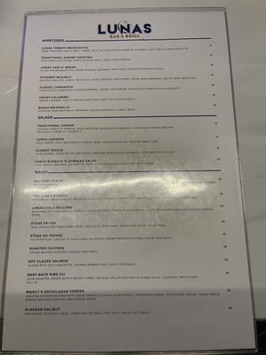 Menu photo 2 Lunas Pizza Bar & Grill Indio, CA