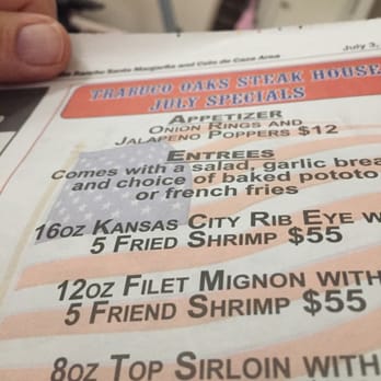 Trabuco Oaks Steakhouse - Is this Shrimp for "5 Friends"? - Steakhouses Near Me - Trabuco Canyon, California Trabuco Oaks Steakhouse - Is this Shrimp for "5 Friends"? - Steakhouses Near Me - Trabuco Canyon, California