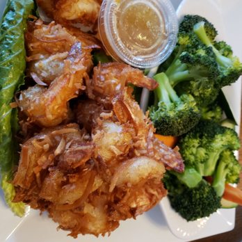 PJ Lobster House - Coconut shrimp comes with 2 sides that you choose - Seafood Near Me - Port Jefferson, New York PJ Lobster House - Coconut shrimp comes with 2 sides that you choose - Seafood Near Me - Port Jefferson, New York