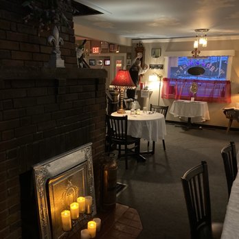 Tighe's Bistro Americain - Cozy fireplace - French Near Me - Averill Park, New York