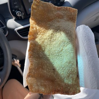 Brazilian Grill & Bakery - Like a large pizza pocket with ham and cheese - Brazilian Near Me - Columbus, Ohio