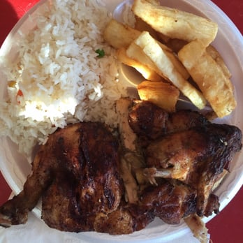 Super Chicken - 1/2 Chicken with the rice and yucca fries. - Latin American Near Me - Vienna, Virginia Super Chicken - 1/2 Chicken with the rice and yucca fries. - Latin American Near Me - Vienna, Virginia