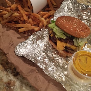 Five Guys - Cheeseburger w/Reg. fries - Burgers Near Me - Macomb, Michigan
