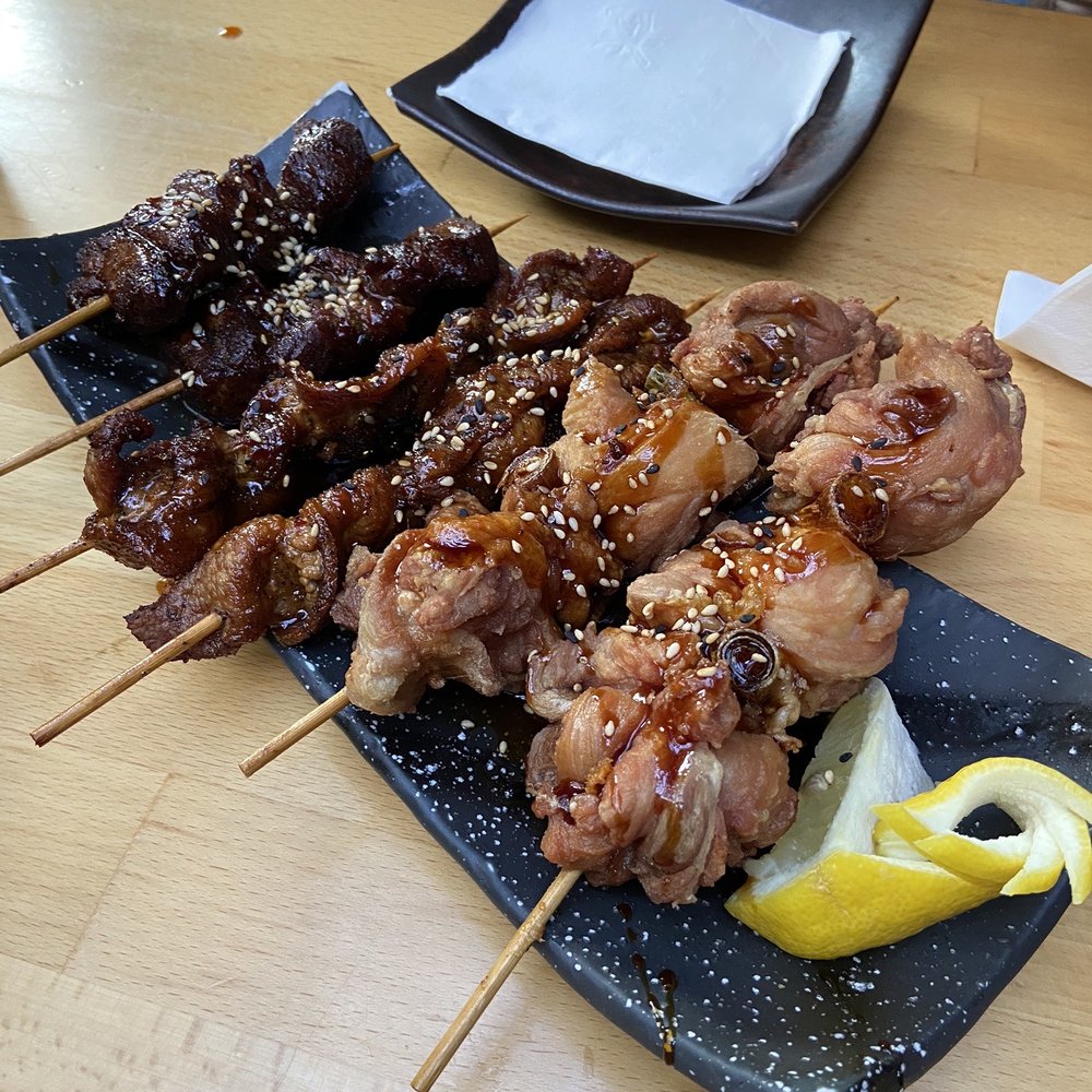 Kimura - Skewers Combo (Chicken & Scallion Skewers, Beef Skewers, Kurobuta Porkbelly Skewers) - Japanese Near Me - New York, New York Kimura - Skewers Combo (Chicken & Scallion Skewers, Beef Skewers, Kurobuta Porkbelly Skewers) - Japanese Near Me - New York, New York